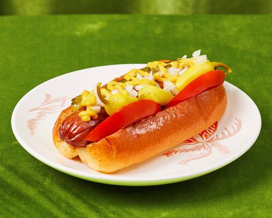 Order Chicago Style Hot Dog food online from Beverly Hills Burger Bungalow store, West Hills on bringmethat.com