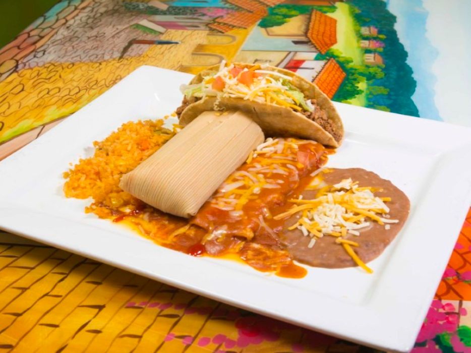 Order Choose 3 Items Combo Dinner food online from Anaya Fresh Mexican Restaurant store, Glendale on bringmethat.com