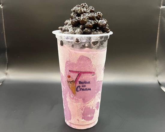 Order Purple Taro Smoothie food online from T Boba Ice Cream store, Santa Ana on bringmethat.com