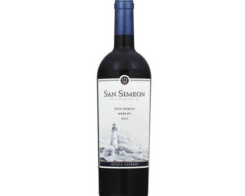 Order San Simeon, Merlot Paso Robles (2018) · 750 mL food online from House Of Wine store, New Rochelle on bringmethat.com