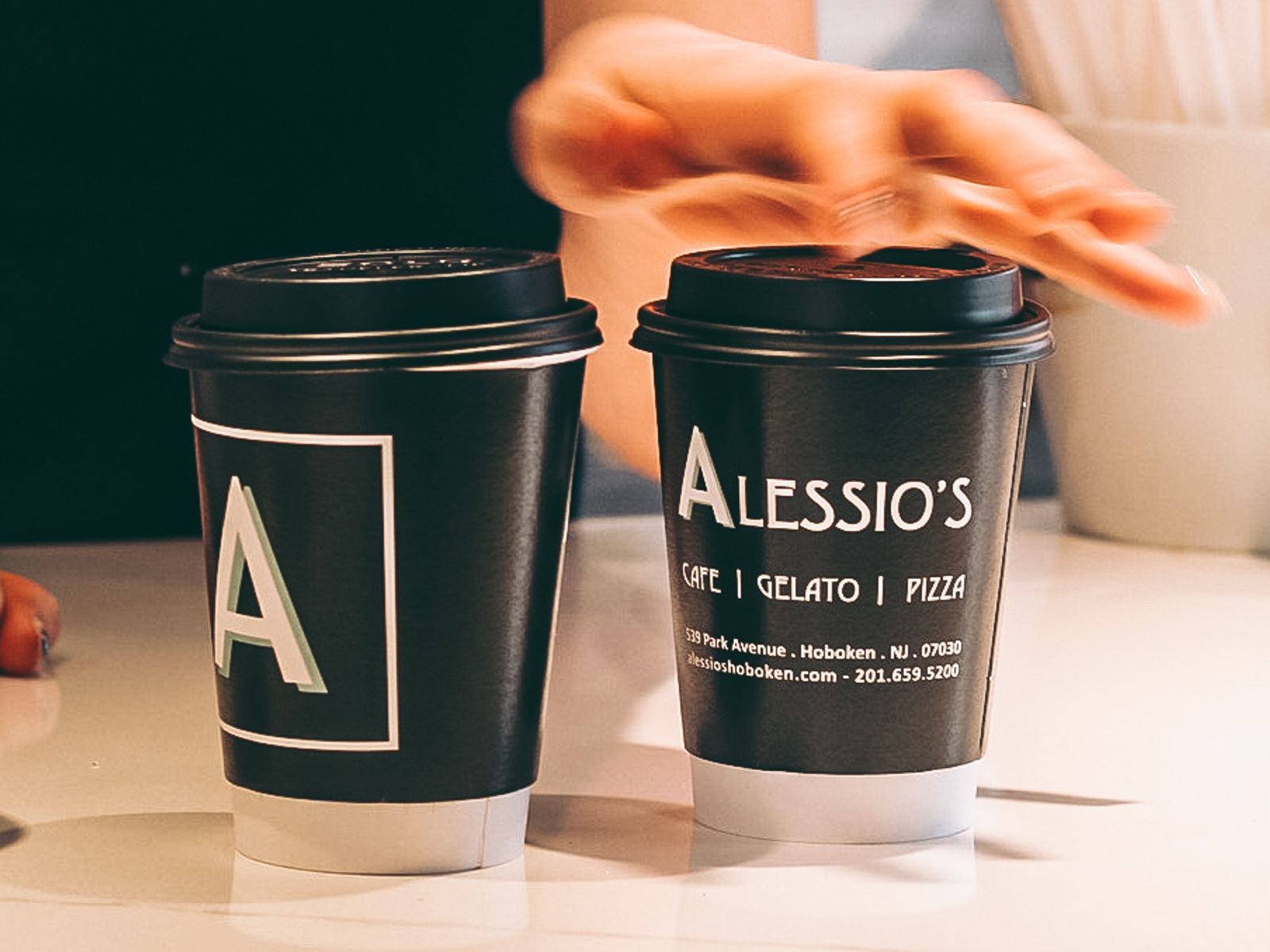 Order Freshly Brewed Coffee food online from Alessio’s Cafe | Gelato | Pizza store, Hoboken on bringmethat.com