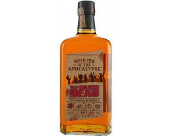 Order The Walking Dead Kentucky Straight Bourbon Whiskey 750 ml 47% food online from Pacific Liquor Market store, Bell Gardens on bringmethat.com