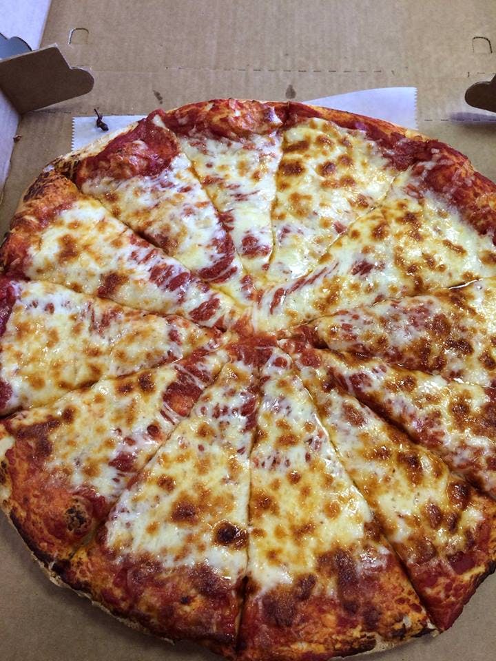 Order Cheese Pizza - Small 10'' (4 Slices) food online from Premiere Pizza store, Delmont on bringmethat.com
