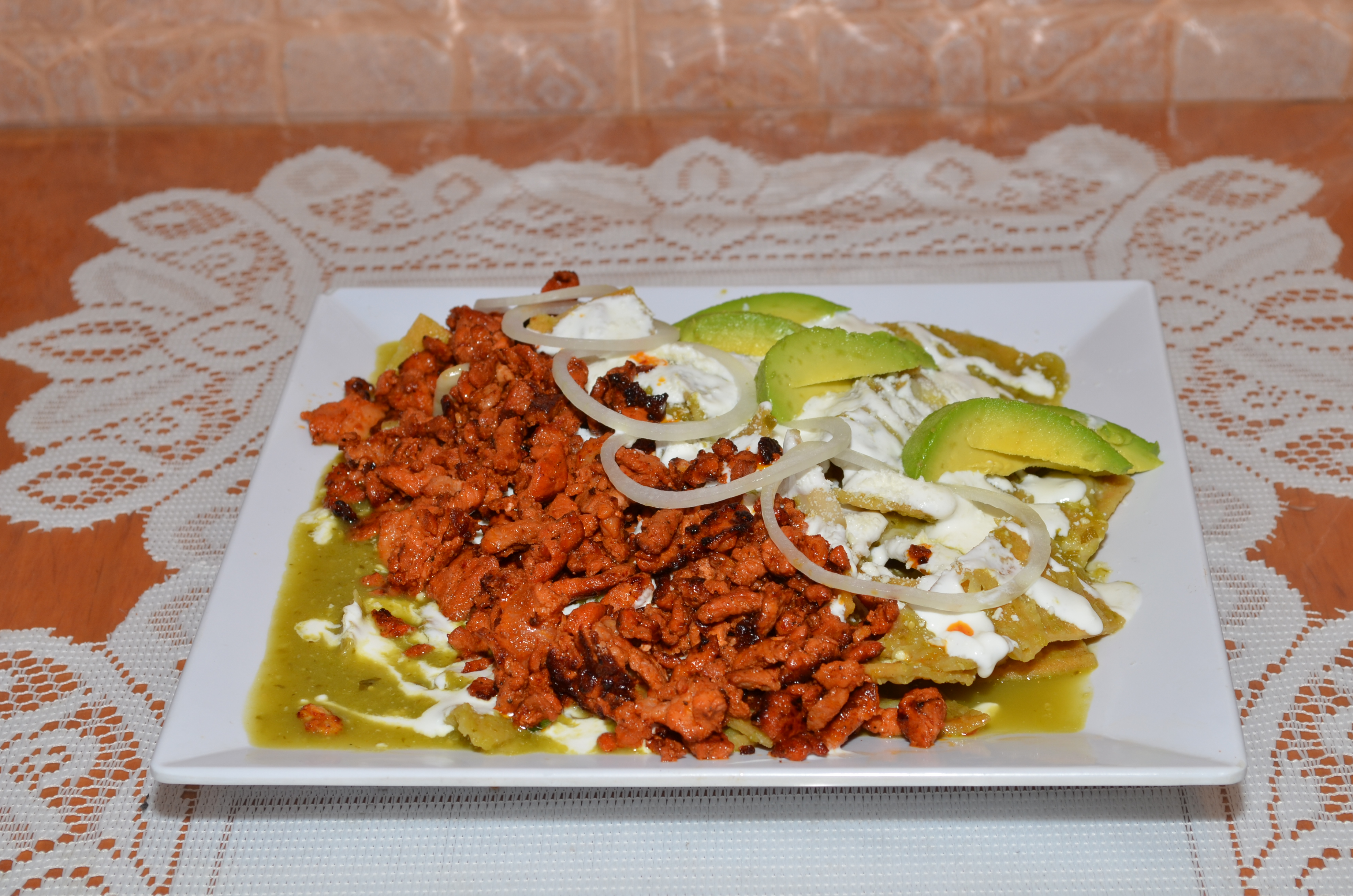 Order Chilaquiles food online from Taco Veloz VIP store, Bronx on bringmethat.com