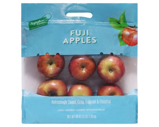 Order Signature Farms · Fuji Apples (48 oz) food online from Shaw's store, Newburyport on bringmethat.com
