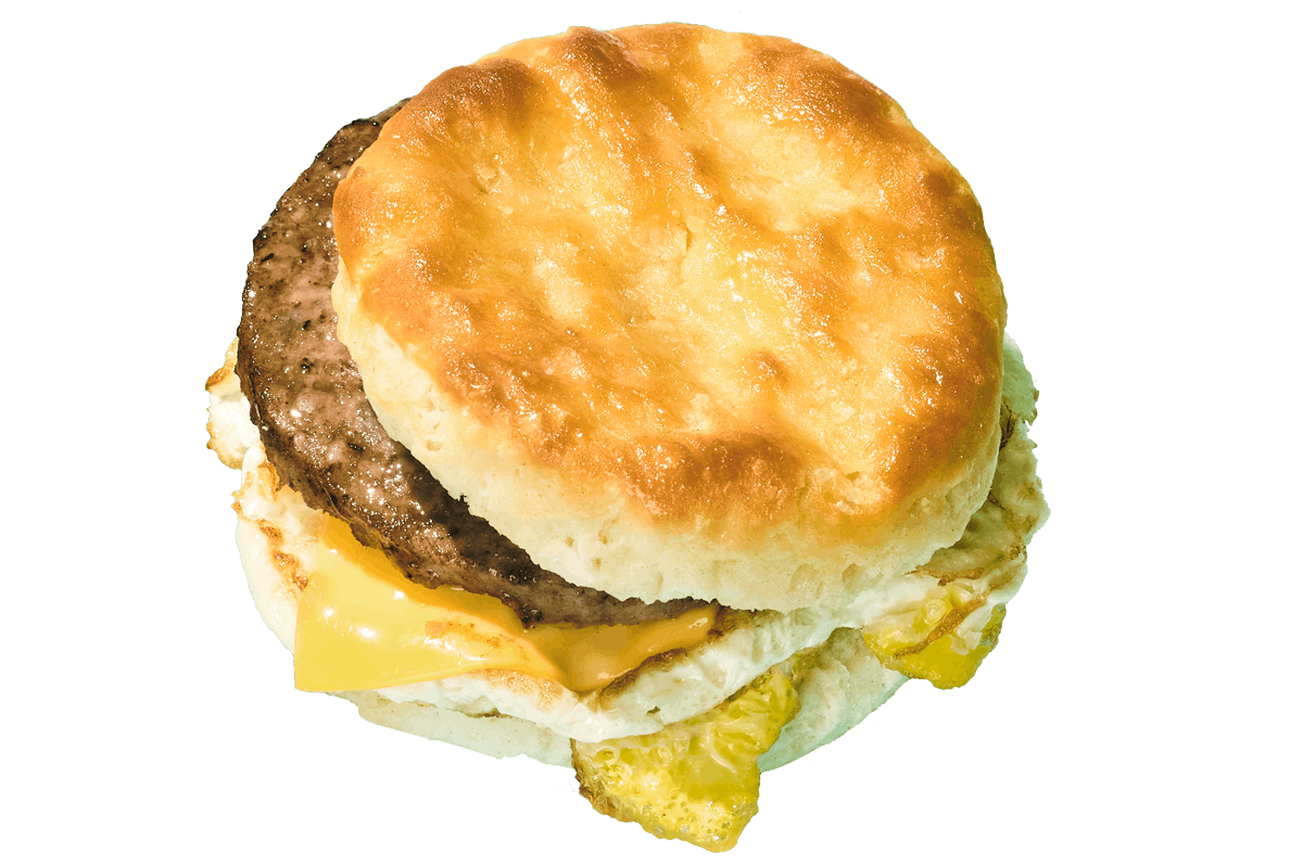 Order SAUSAGE, EGG & CHEESE BISCUIT food online from Krystal store, Garden City on bringmethat.com