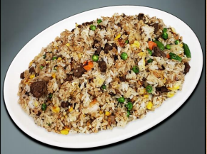 Order [F1] 소고기 철판 볶음밥 / Beef Fried Rice food online from Jjang Restaurant store, Buena Park on bringmethat.com