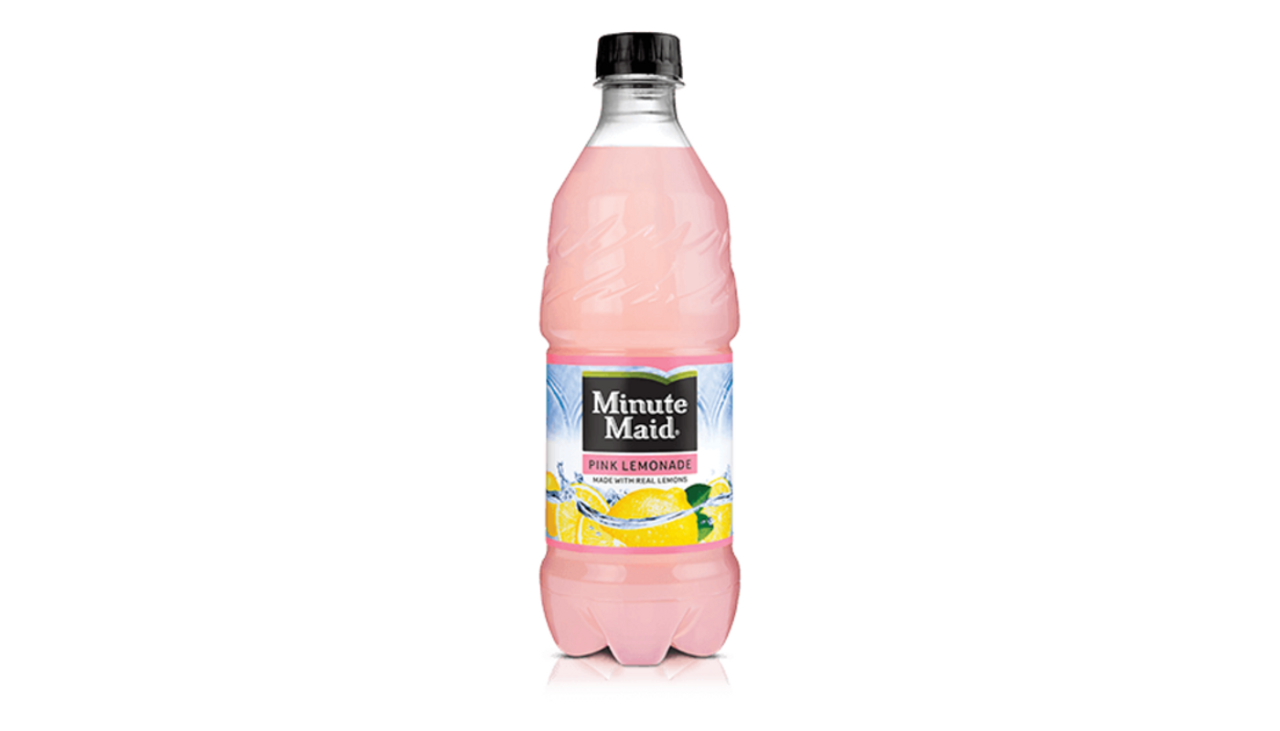 Order Minute Maid Pink Lemonade 20 oz Bottle food online from Plaza Market store, Baldwin Park on bringmethat.com