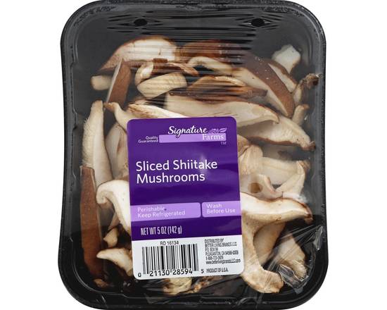 Order Signature Farms · Sliced Shiitake Mushrooms (5 oz) food online from Safeway store, Napa on bringmethat.com