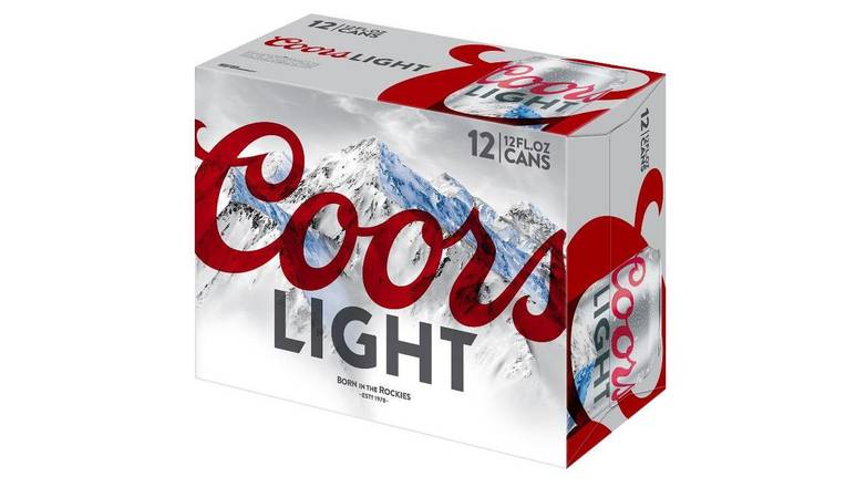 Order Coors Light - Pack Of 12 food online from Red Roof Market store, Lafollette on bringmethat.com