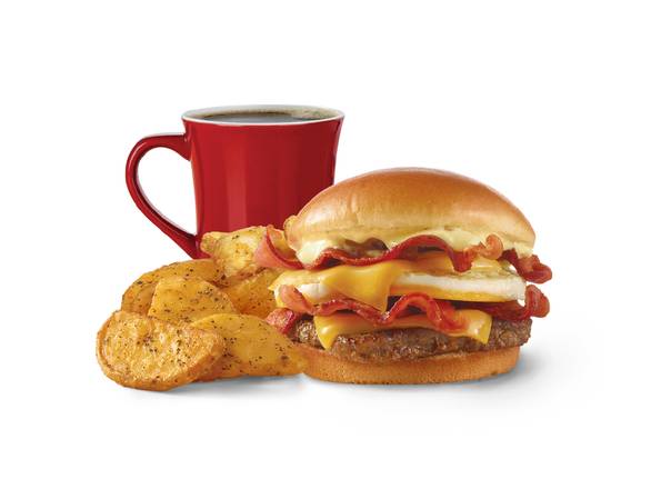 Order Breakfast Baconator™ Combo food online from Wendy store, SOLON on bringmethat.com