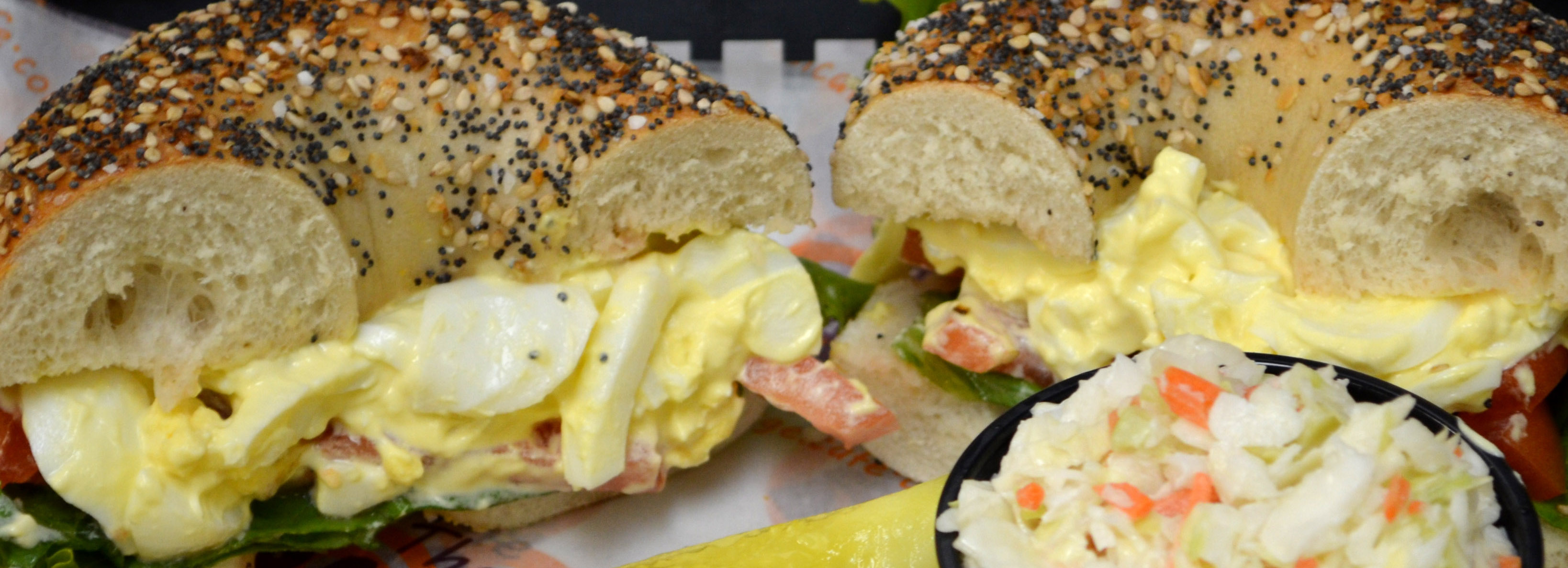 Order Egg Salad Sandwich food online from Bagel Cafe store, Herndon on bringmethat.com