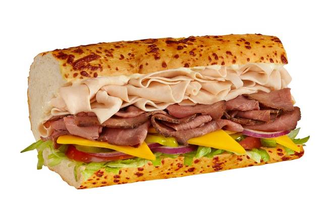 Order #8 Roast Beef, Turkey & Cheddar - Cold food online from Togos Eatery store, Saratoga on bringmethat.com