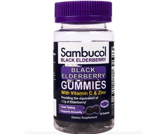 Order Sambucol Black Elderberry Gummies 30 ct food online from McLean Ave Pharmacy store, Yonkers on bringmethat.com