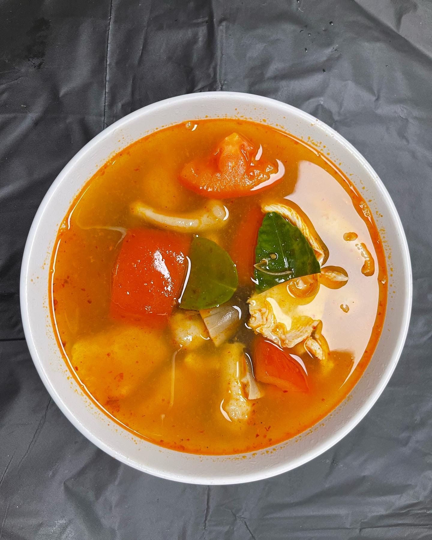 Order Tom Yum Soup Small food online from Mint Garden Thai Restaurant store, Sherman Oaks on bringmethat.com