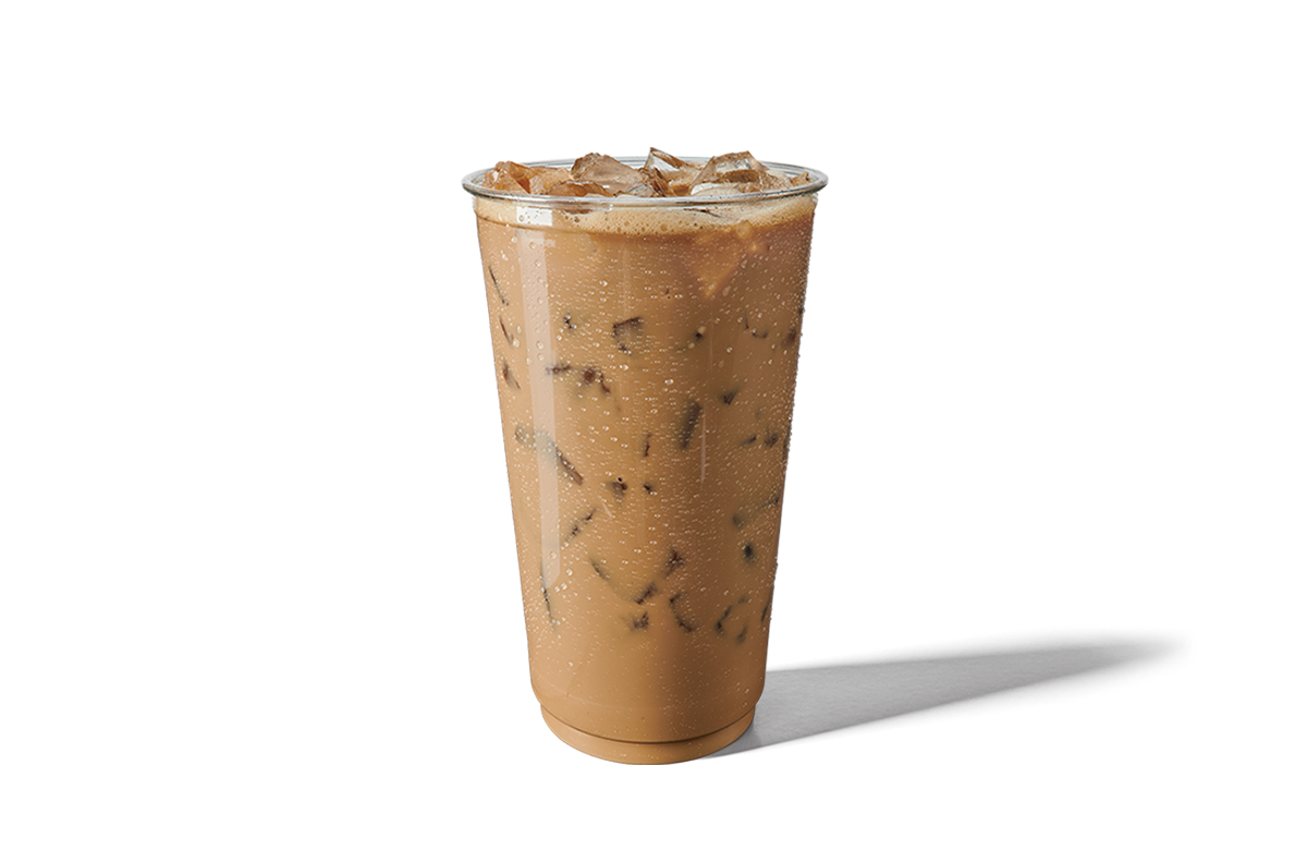 Order Large Caramel Sweet Cream Iced Coffee food online from Jack In The Box store, El Monte on bringmethat.com