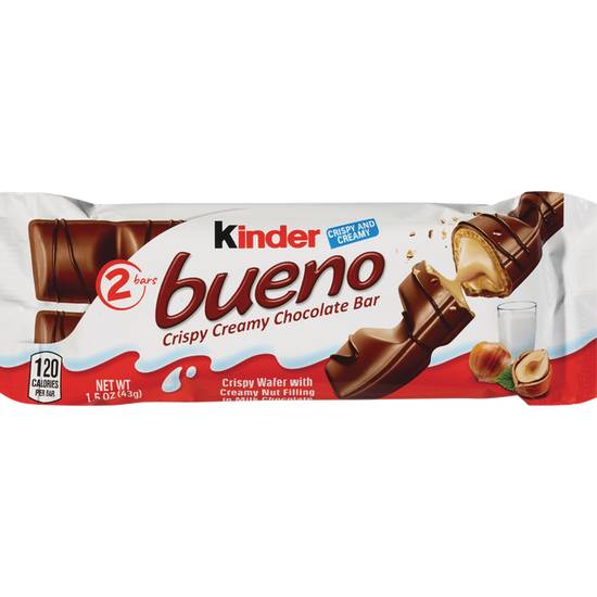 Order Kinder Bueno Milk Chocolate & Hazelnut Candy food online from Cvs store, AURORA on bringmethat.com