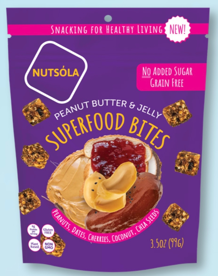 Order Peanut Butter & Jelly Superfood Bites food online from Halo Roasters store, Springfield on bringmethat.com