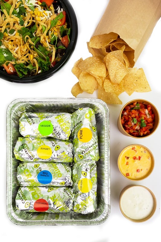 Order Family Burrito Dinner food online from California Tortilla store, Bowie on bringmethat.com
