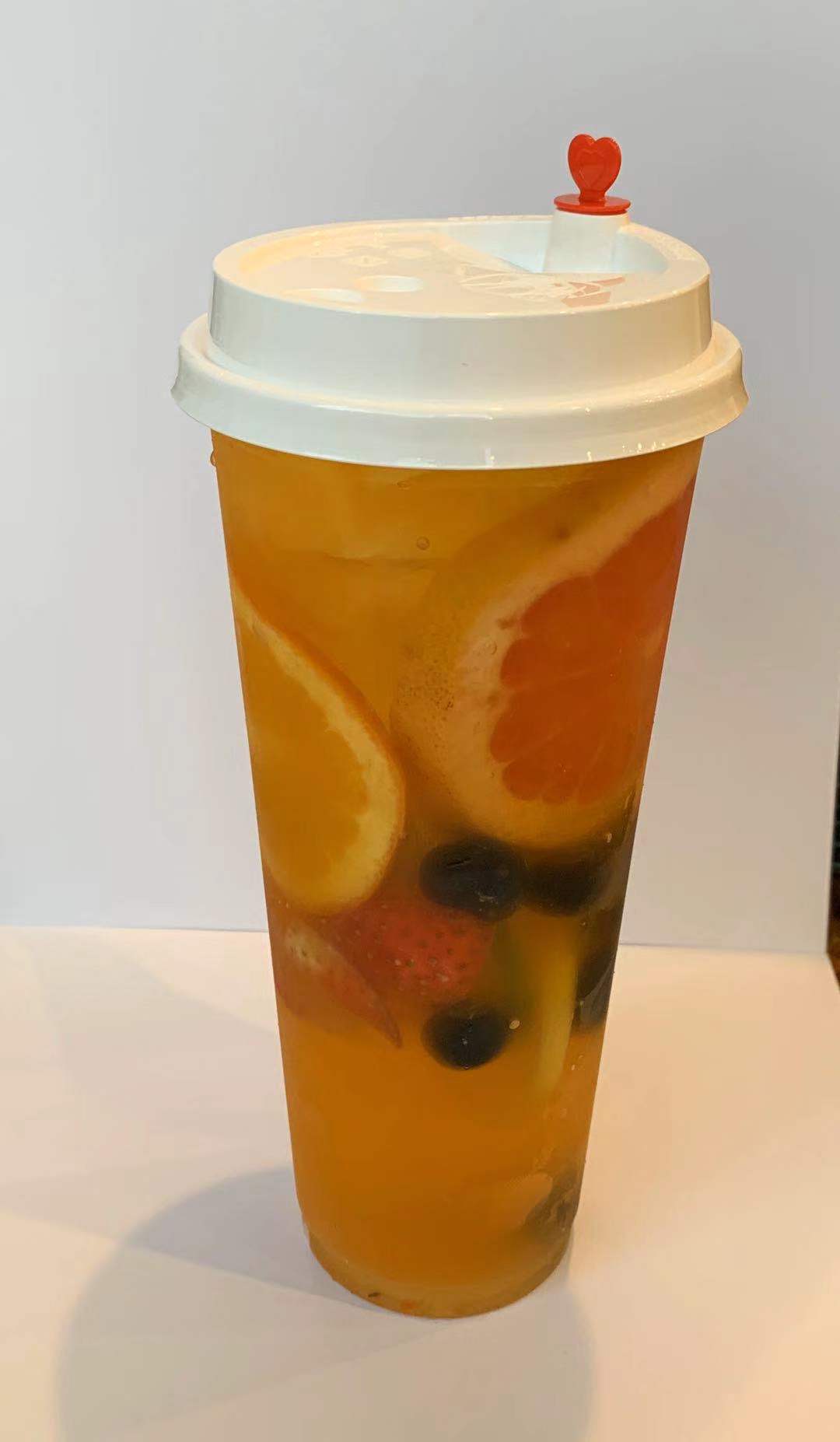 Order Rainbow Jasmine Fruit Tea food online from Domoishi store, Newport News on bringmethat.com