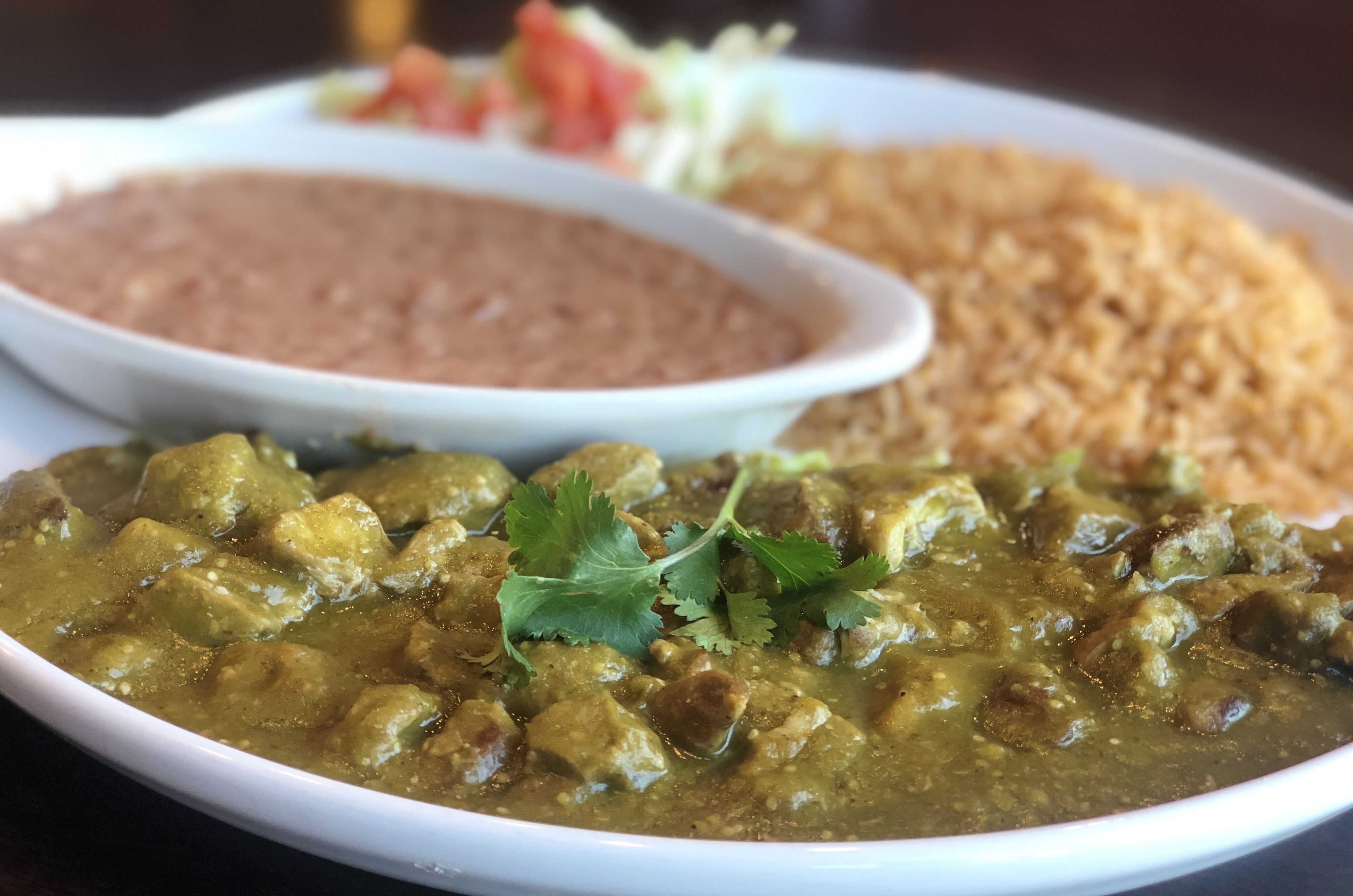 Order Pork Chile Verde  food online from Fiesta Mexican Restaurant store, Kennewick on bringmethat.com