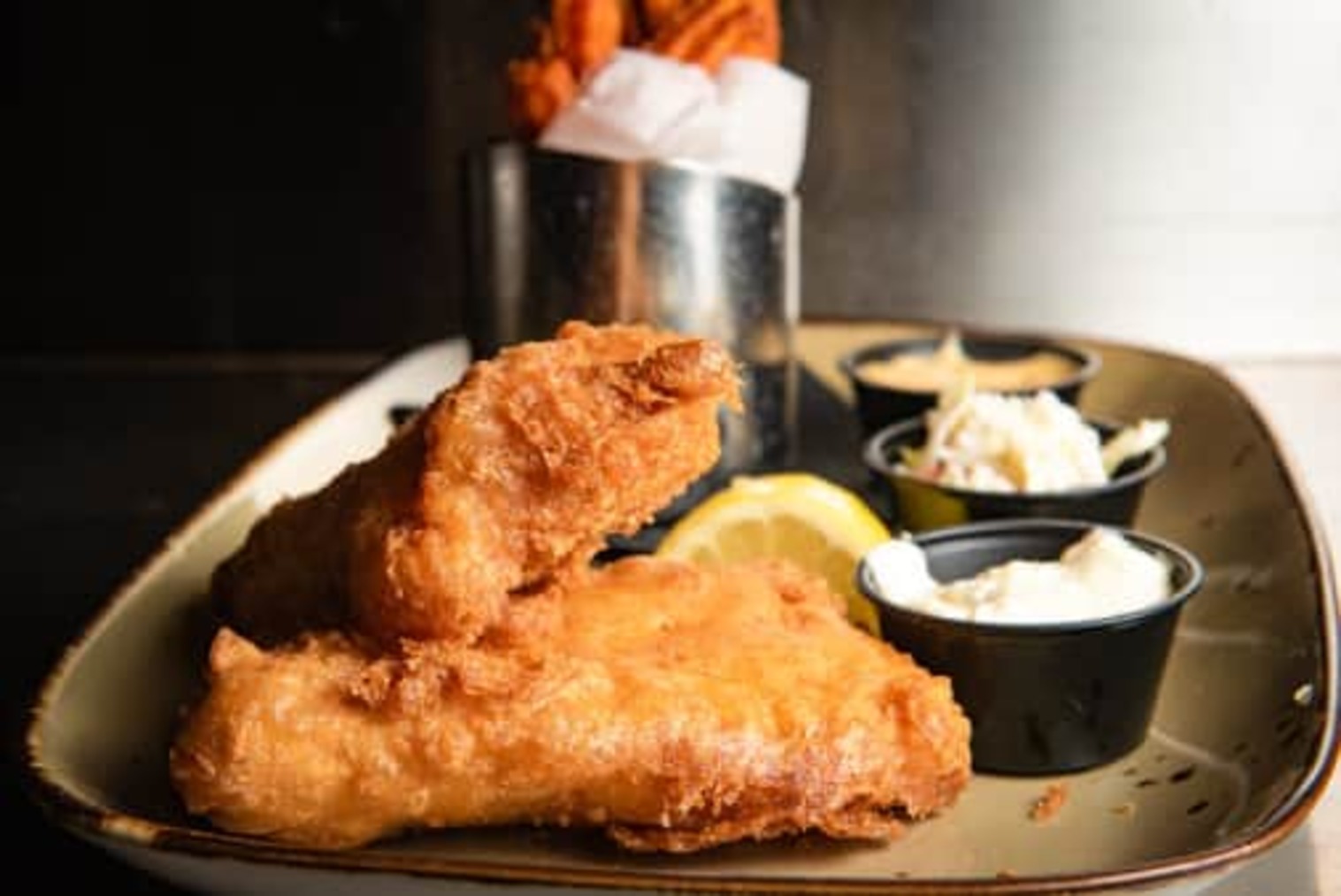 Order Classic Fish & Chips food online from Market Grille store, Manchester on bringmethat.com