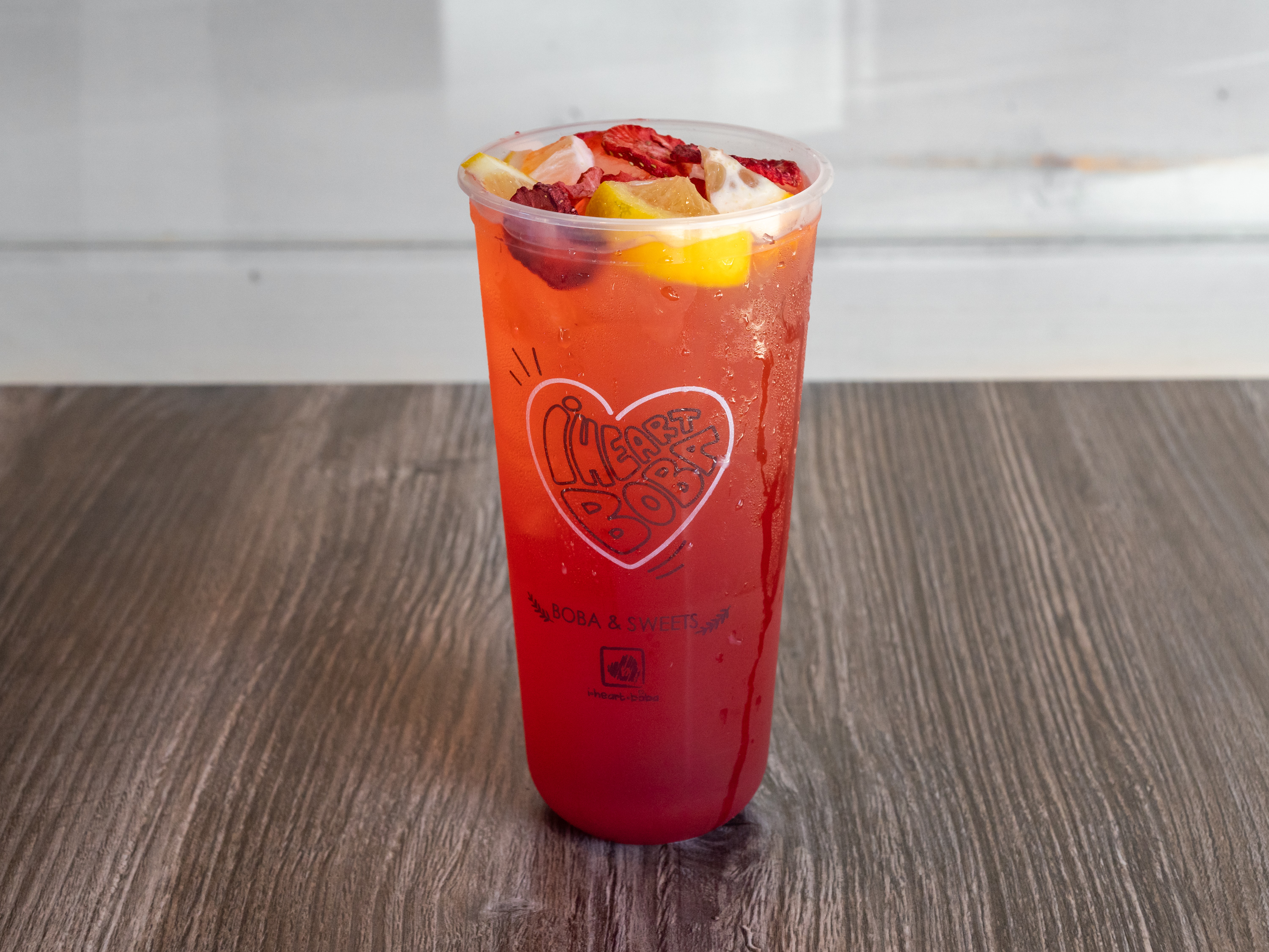 Order Strawberry Lemon Bomb food online from I Heart Boba store, Rowland Heights on bringmethat.com