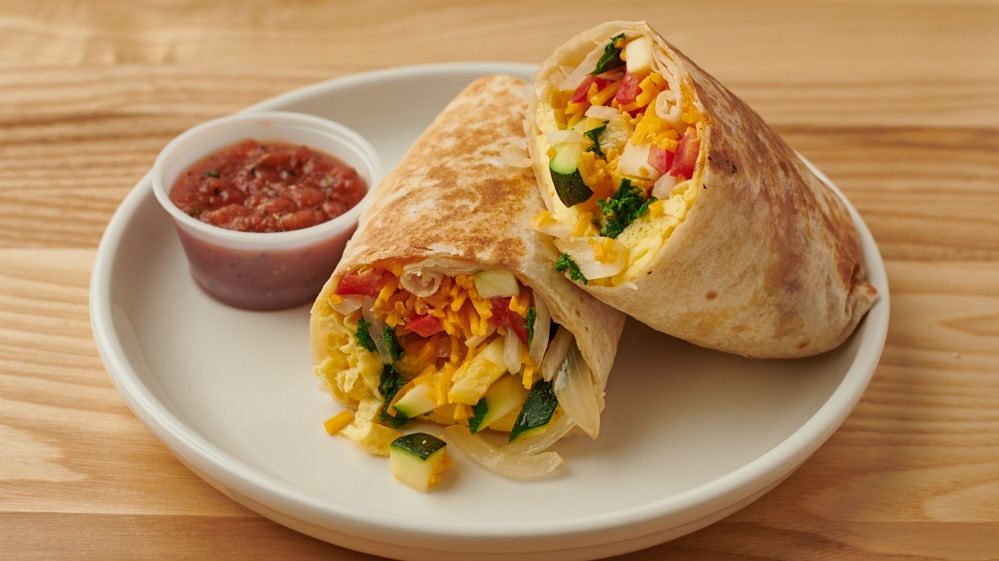 Order GRILLED VEGETABLES BREAKFAST BURRITO* food online from Burrito Beach store, Chicago on bringmethat.com