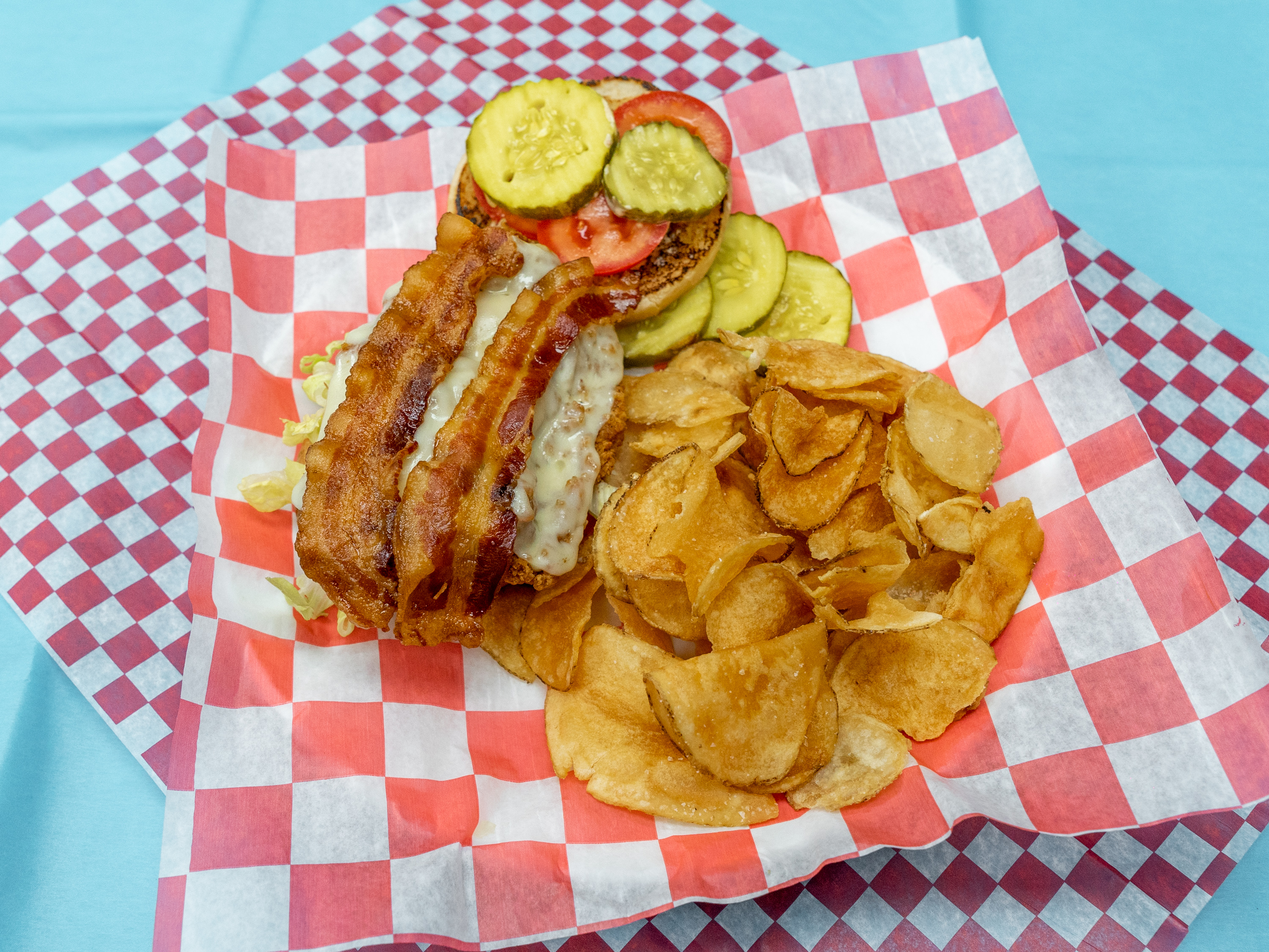Order Charlie’s Fried Chicken Sandwich food online from Bartari store, Scranton on bringmethat.com