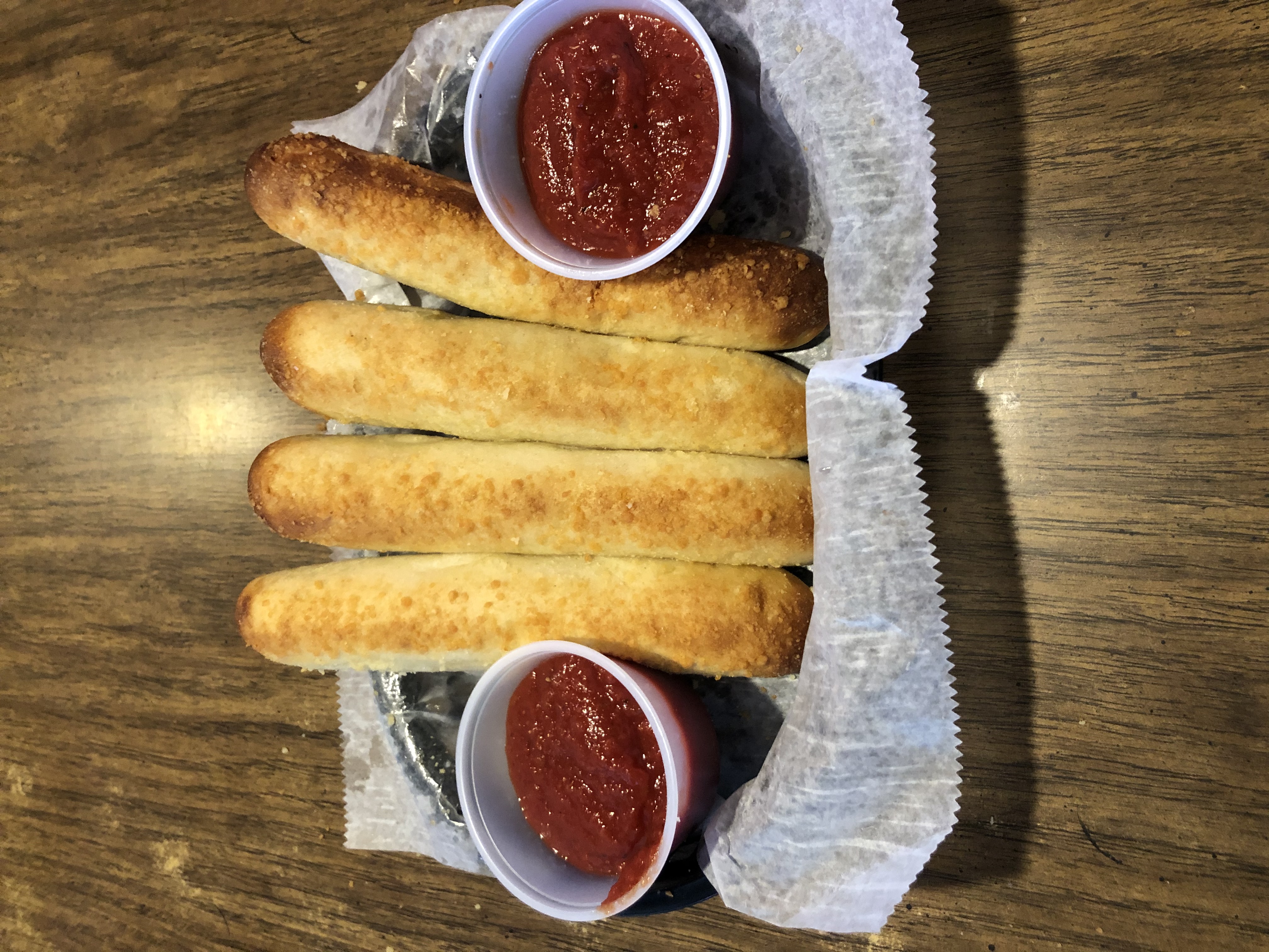 Order Bread Sticks with Sauce food online from Pagliais Pizza store, Carbondale on bringmethat.com