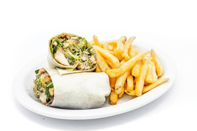 Order Grilled Chicken Caesar Wrap food online from Biscuits Cafe store, Beaverton on bringmethat.com