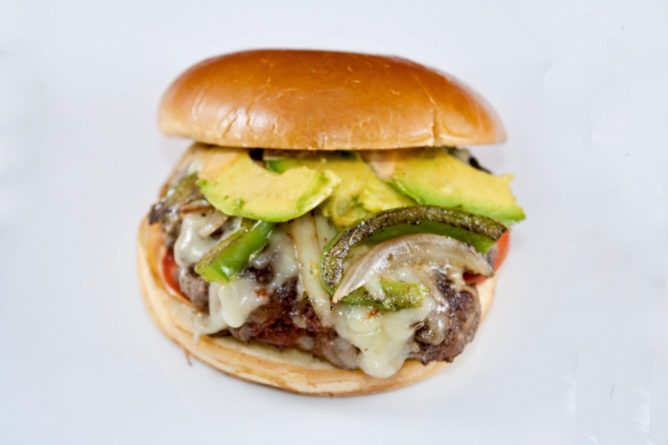 Order Santa Fe Chorizo Burger food online from Parrilla express store, Berwyn on bringmethat.com