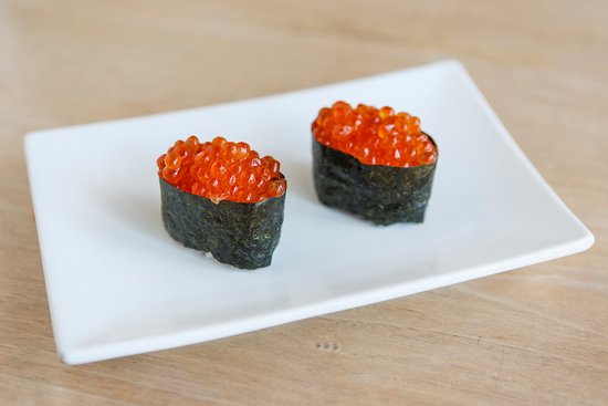 Order Ikura (Salmon roe) Nigiri food online from Tgi Sushi store, San Jose on bringmethat.com