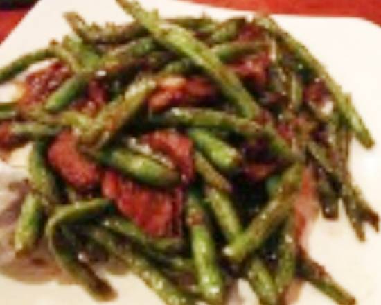Order Spicy Garlic Beef with String Beans food online from Thousand Wok store, Thousand Oaks on bringmethat.com