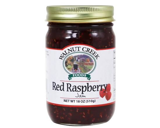 Order  Walnut Creek Jam- Red Raspberry Jam - 18oz food online from Darn Cheap Discounts store, Hartville on bringmethat.com