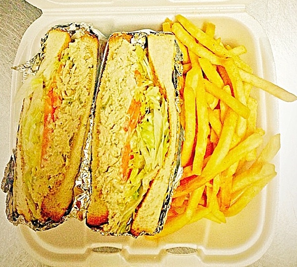 Order Chicken Salad Sandwich food online from Bobo's Lake Trout store, Clinton on bringmethat.com