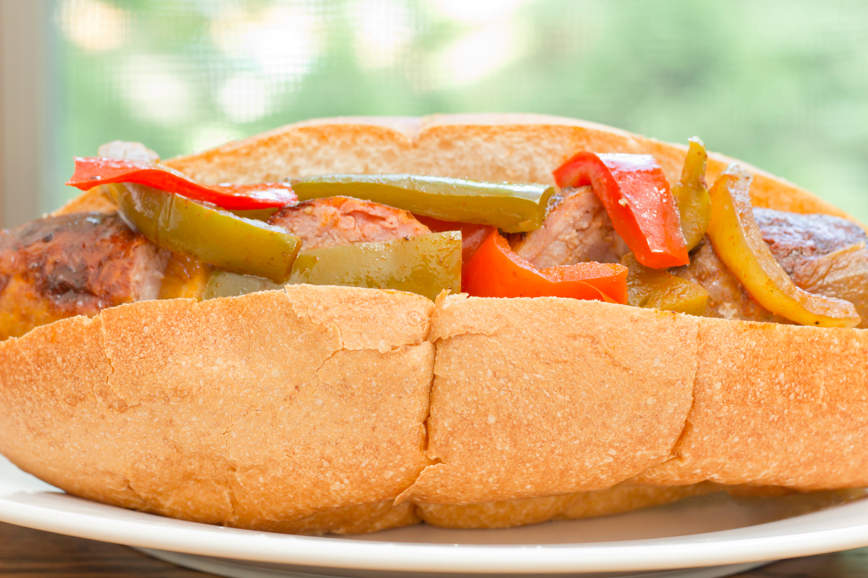 Order Full Sausage and Peppers Parmesan Sub food online from Primo Pizzeria store, Ballston Spa on bringmethat.com