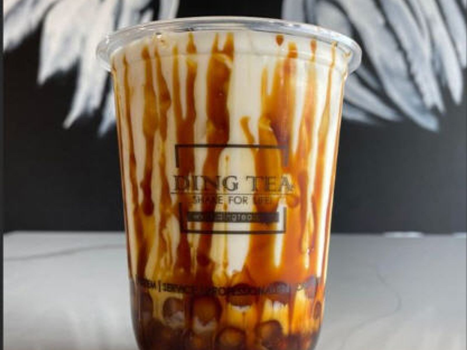 Order #3. Monster Boba Latte food online from Ding Tea Carson store, Carson on bringmethat.com