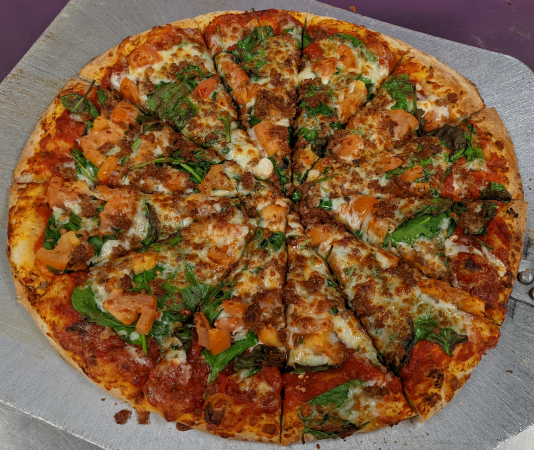 Order 14" Large CYO Pizza food online from Magpies Gourmet Pizza Oracle store, Tucson on bringmethat.com
