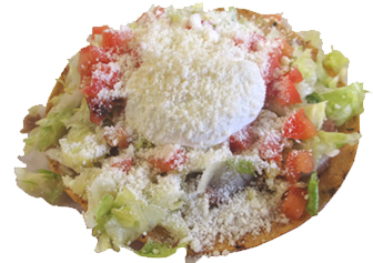 Order Tostada Plate food online from 7 Mares Seafood store, San Juan on bringmethat.com