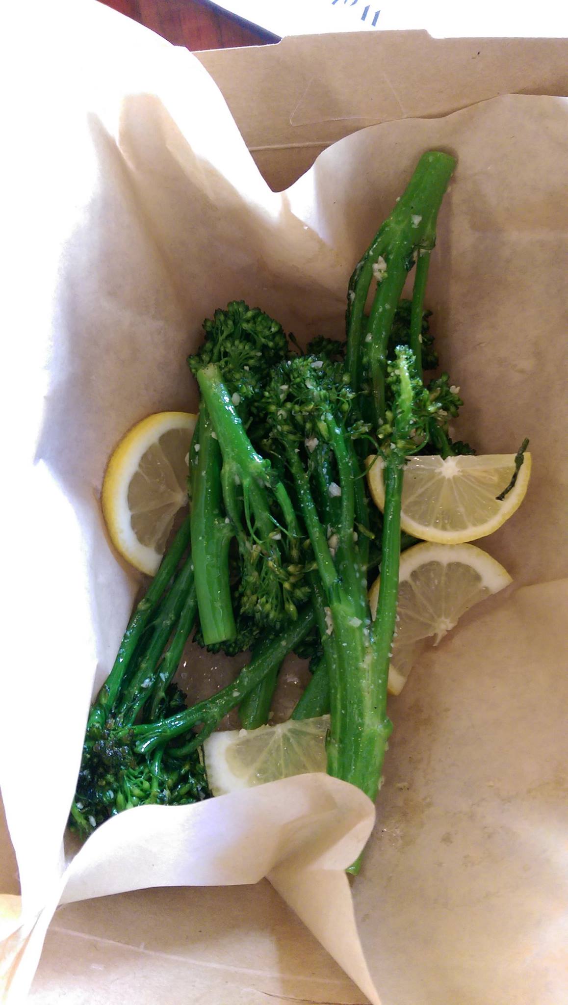 Order Oven-Roasted Broccolini food online from Flippin Pizza store, Fairfax on bringmethat.com