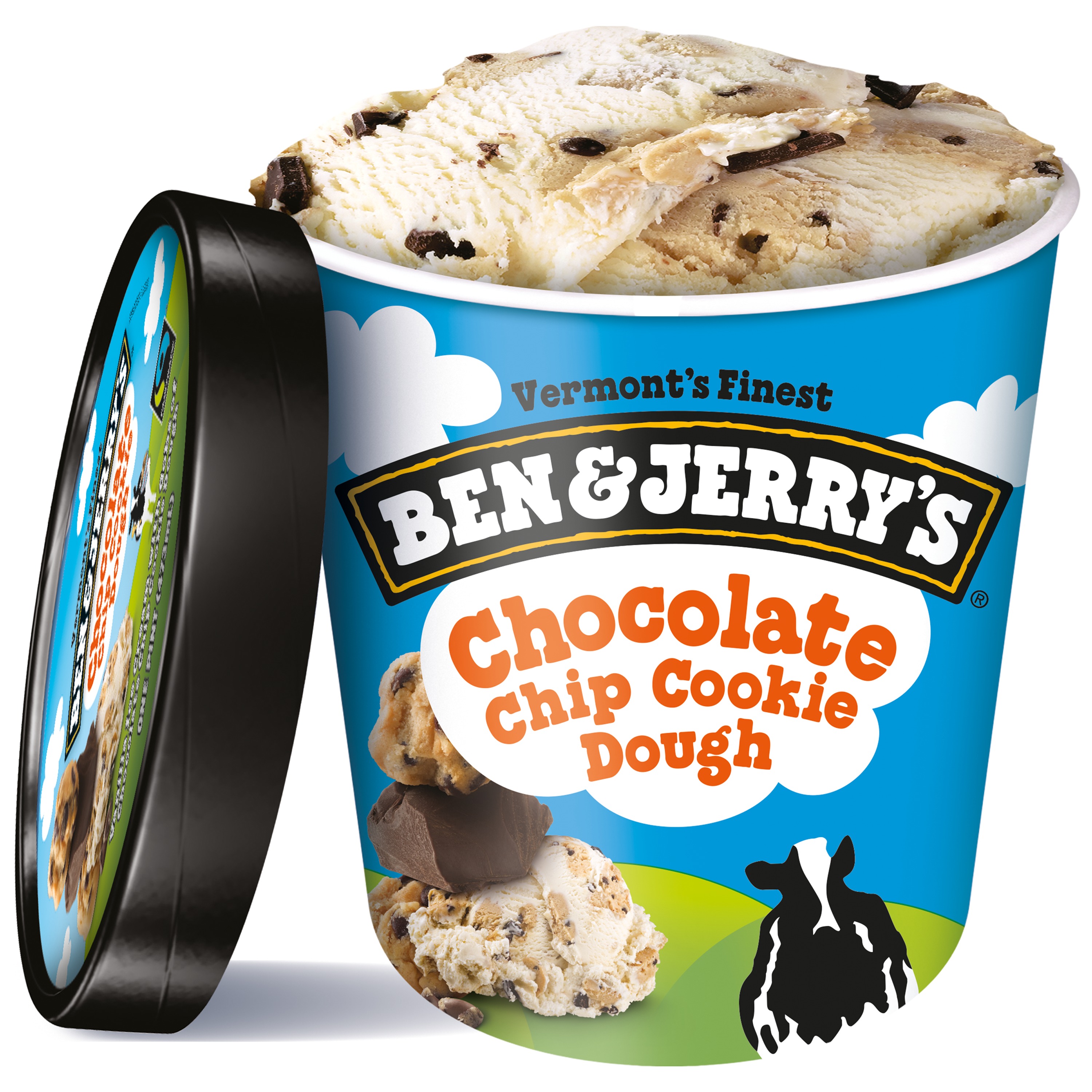 Order Ben & Jerry's Chocolate Chip Cookie Dough Pint food online from The Ice Cream Shop store, Houston on bringmethat.com