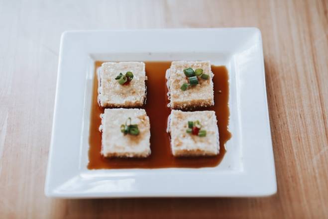 Order Agedashi Tofu food online from Deep Sushi store, Dallas on bringmethat.com