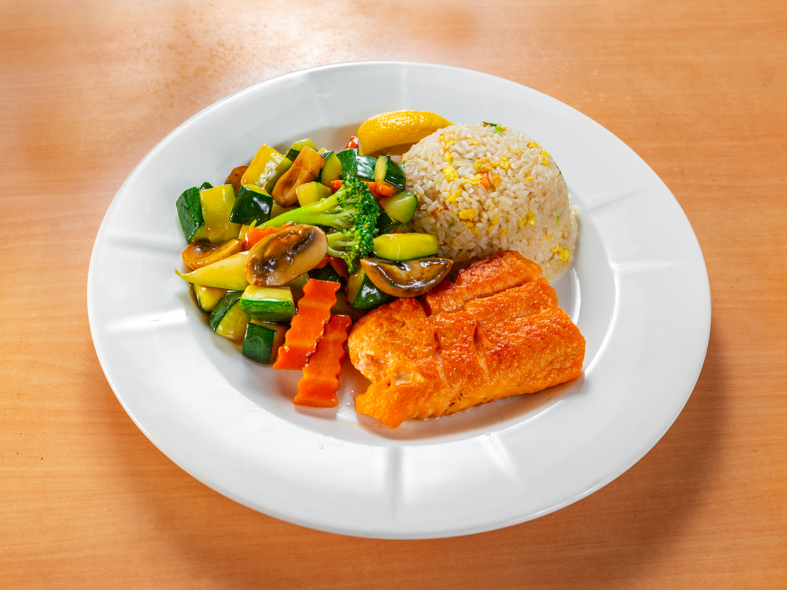 Order Grilled Atlantic Salmon food online from Blue Pacific Sushi Grill store, Lancaster on bringmethat.com