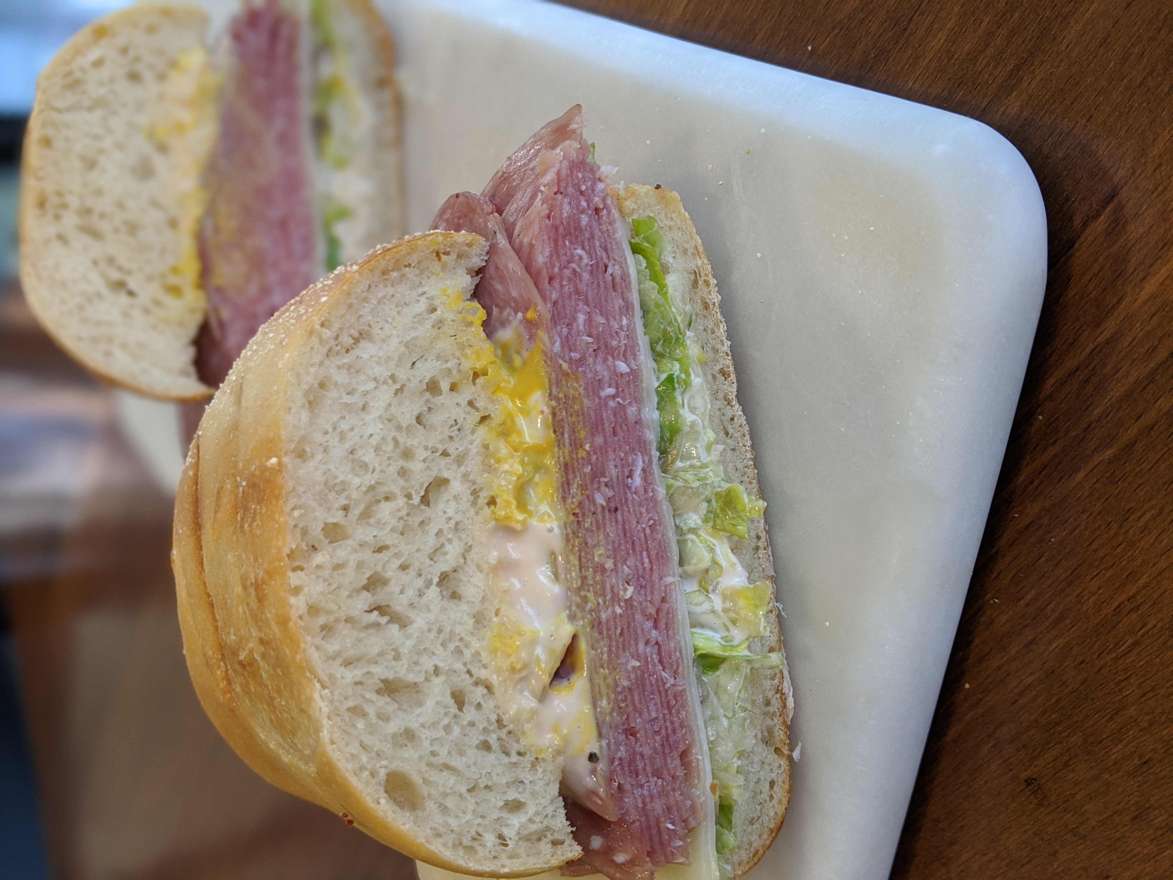 Order #4. Genoa Salami Sandwich food online from Crust store, San Jose on bringmethat.com