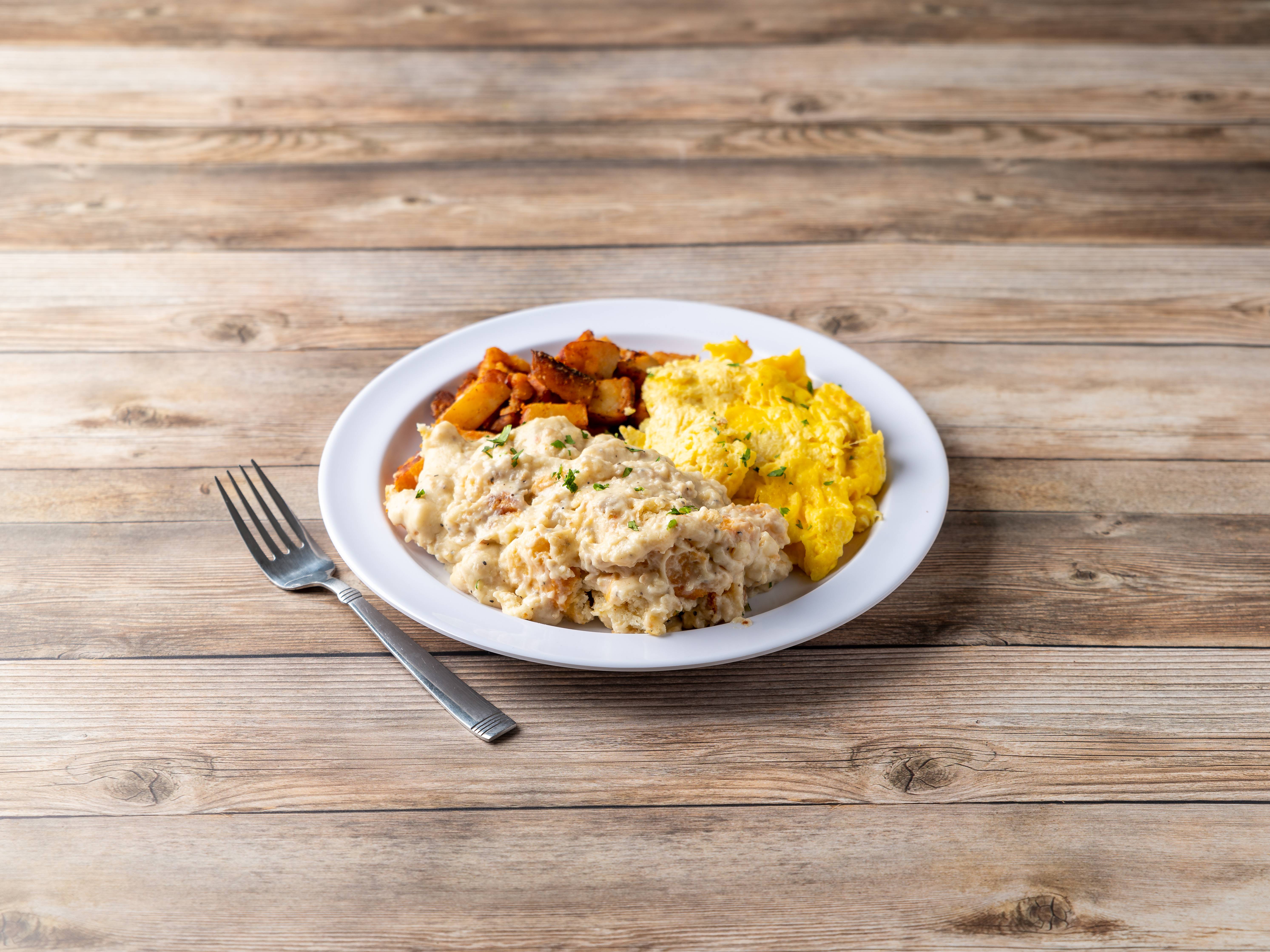 Order Biscuits and Gravy food online from Janik's Cafe store, Chicago on bringmethat.com