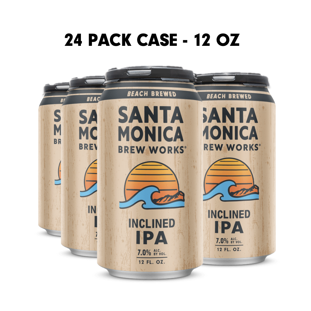 Order Inclined IPA 24 Pack Case, 12 Oz. Cans food online from Santa Monica Brew Works store, Santa Monica on bringmethat.com