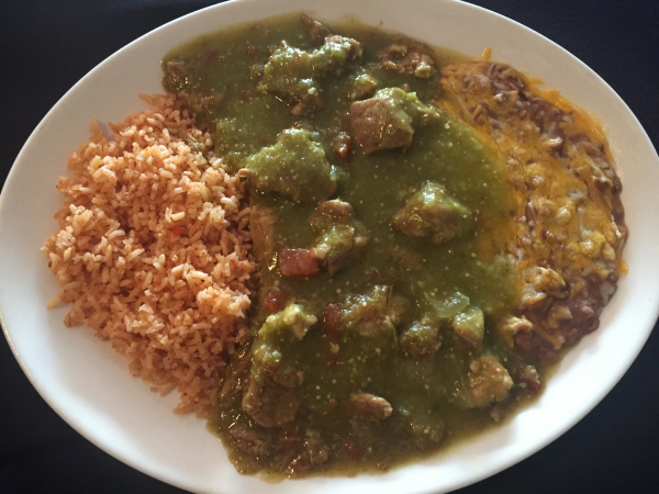 Order Chile Verde food online from Lino's Mexican Cuisine store, Bakersfield on bringmethat.com