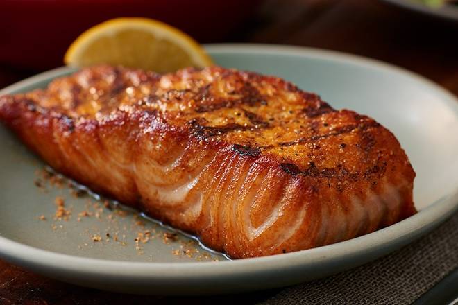 Order Grilled Fresh Salmon food online from Black Angus Steakhouse store, Brentwood on bringmethat.com
