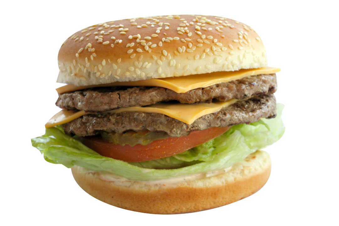 Order Double 1/4 lb. Super Cheese Burger food online from Michael Super Burgers store, Whittier on bringmethat.com